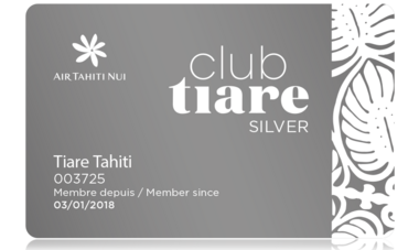Air Tahiti Nui Club Tiare Silver